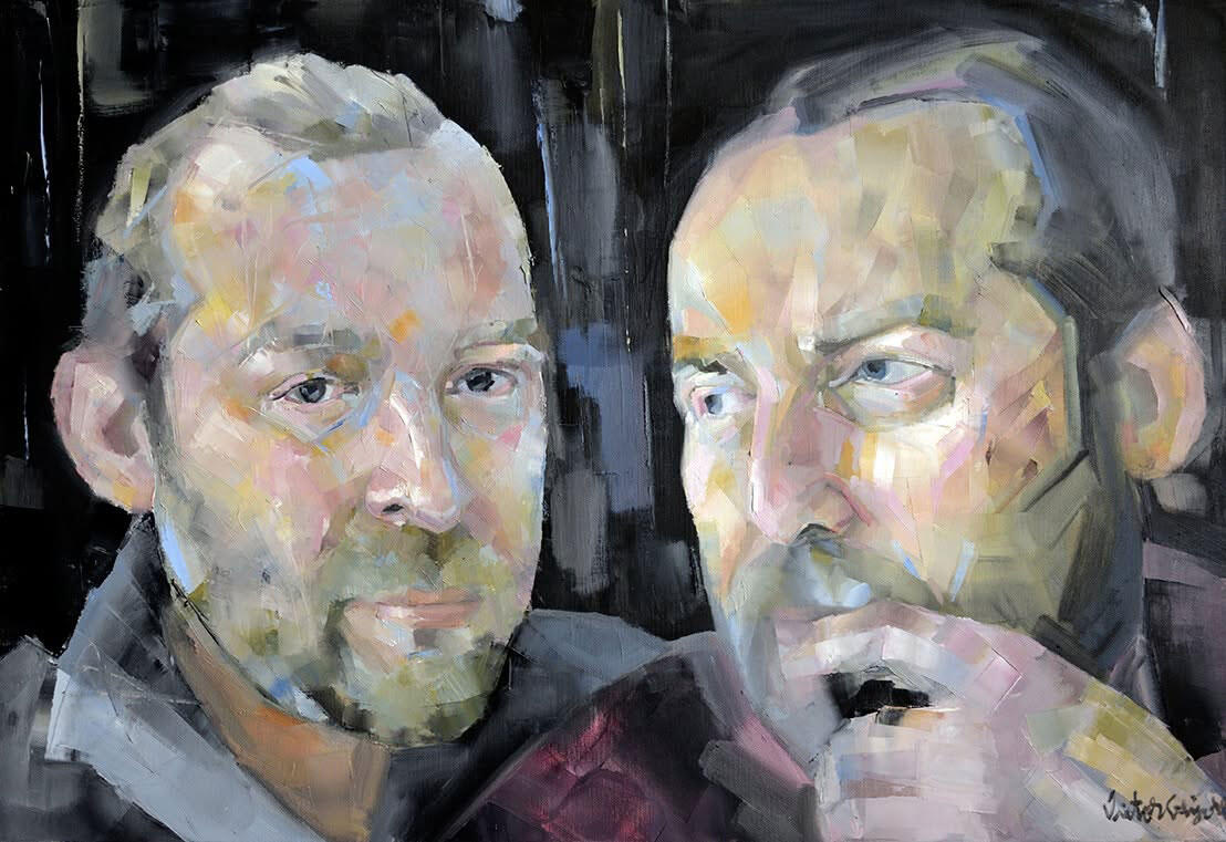 Alter Ego, 70x100 cm, oil on canvas, 2024.