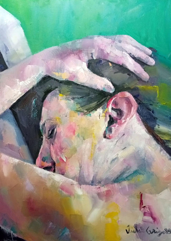 The Rest, 100x70 cm, oil on canvas, 2025.