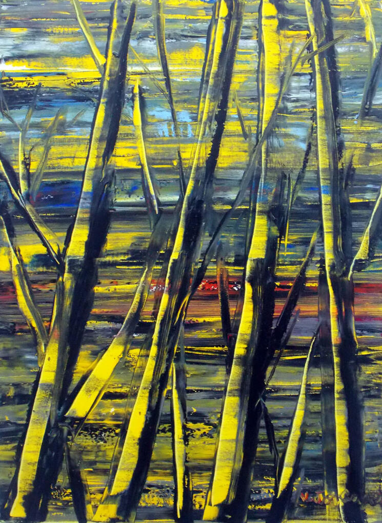 Forest, oil on canvas, 70x50 cm, 2020.