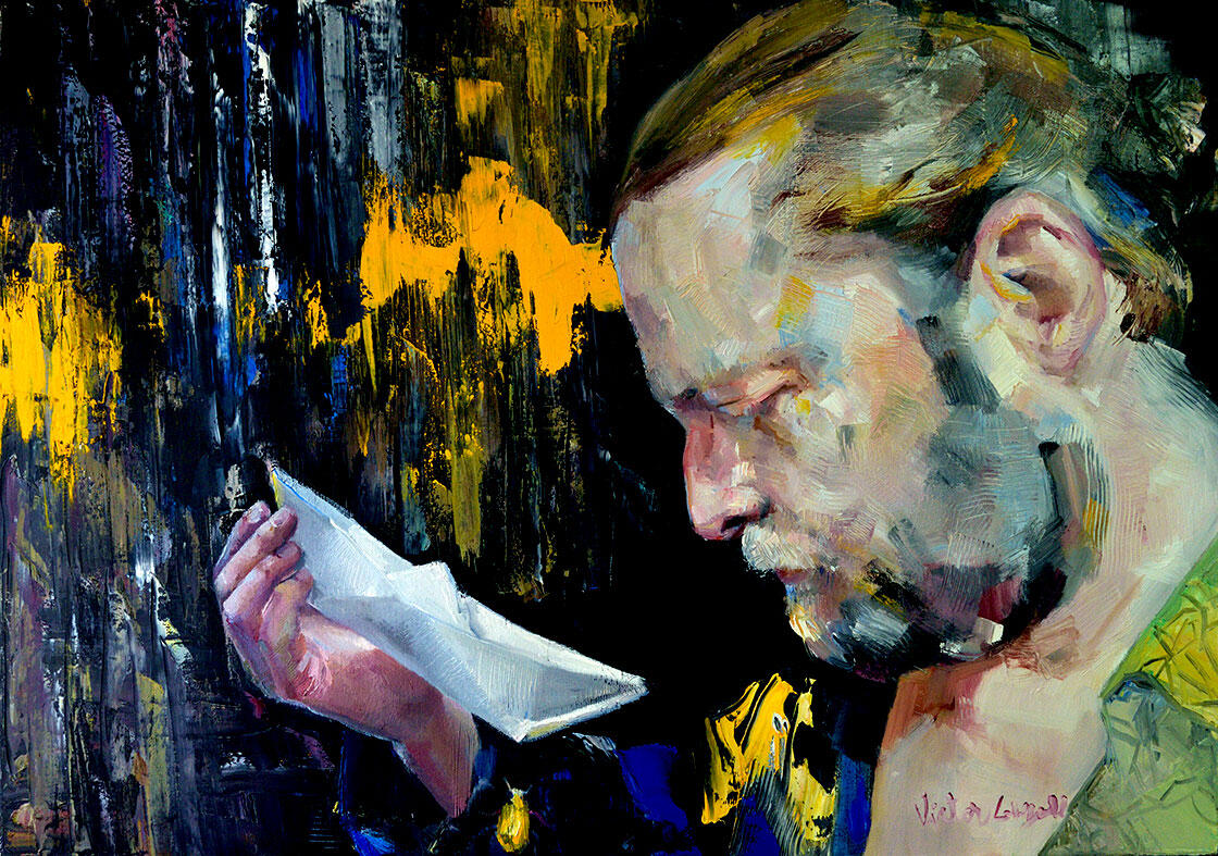 Memory, 70x100 cm, oil on canvas, 2024.